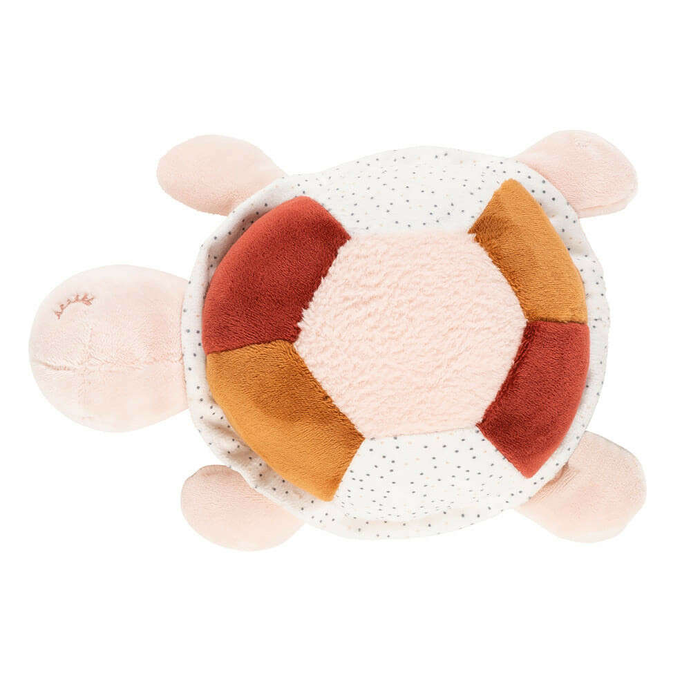 E-shop NATTOU Hračka plyšová korytnačka Lapidou 4 aktivity 19 cm Pink