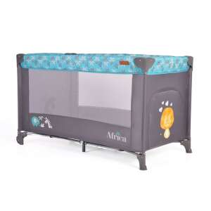 Cangaroo Africa utazóágy, türkiz színben, állatmintás dizájnnal - Utazóágy és Kiegészítői