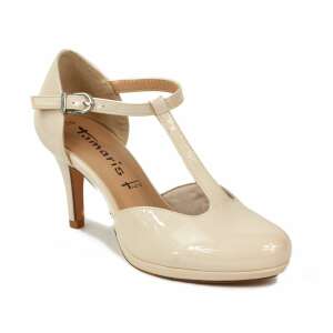 Tamaris Női Alkalmi Cipő - Nude Patent - Magas Sarok - 38