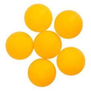 6DB-os ping pong labda szett narancssárga  93751536 Műanyag labda szettek