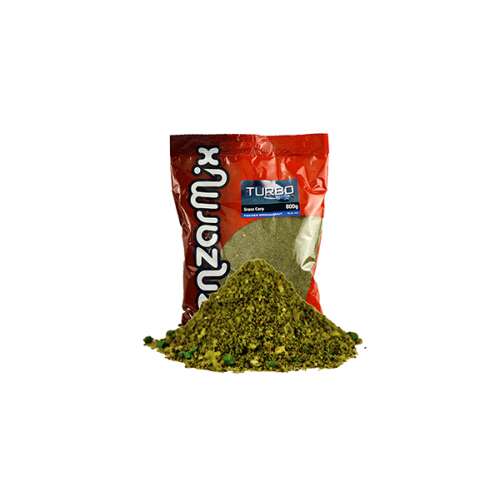 Benzár Turbo Feeder etetőanyag, fekete halibut ízesítéssel, 800g - Etetőanyag adalék
