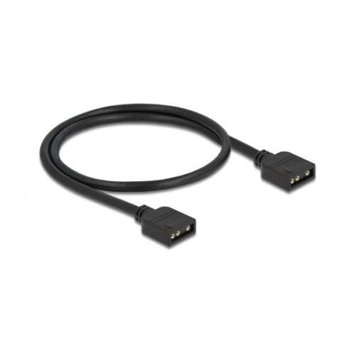 Delock 3 tűs 5V-s RGB/ARGB LED hosszabbító kábel, 30cm