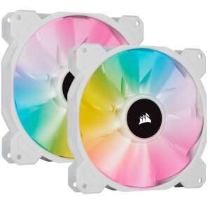 Ventilator de carcasă pentru PC Corsair iCUE SP140 RGB ELITE Performance 140mm, alb, pachet de 2 - Corsair Ventilator de PC