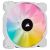 Wentylatory CORSAIR SP Series, White SP140 RGB ELITE, 140mm RGB LED Fan with AirGuide, Dual Pack with Lighting Node CORE 93755250