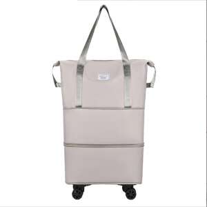 Dollcini multifunction travel bag with wheels, grey, 54x23x80cm - Travel Bag