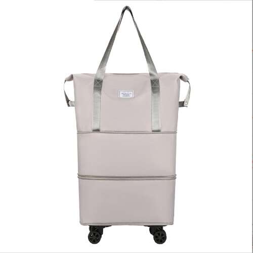 Dollcini multifunkčná cestovná taška s kolieskami, sivá, 54x23x80cm