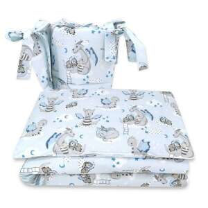 Baby Shop 3 részes ágynemű garnitúra - kék sárkány 93770551 
