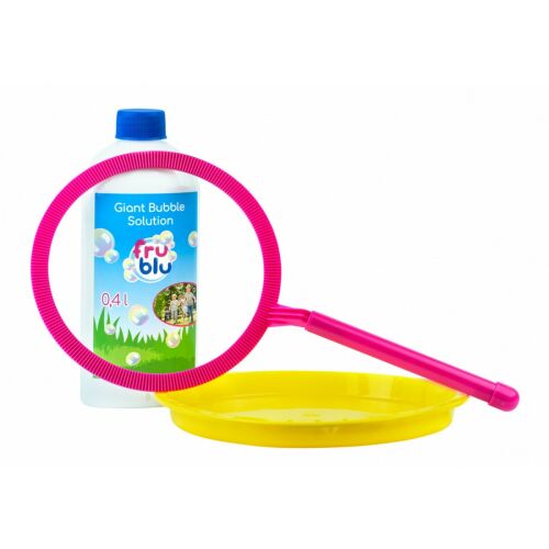 FruBlu Giant Bubble Hoop Set with solution and tray