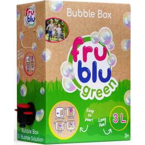 FruBlu Green Bubble Box 3L doplňovací roztok, dlhotrvajúca zábava pre deti, ľahko sa naleje, ekologické balenie - Bublifuky
