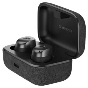Căști Sennheiser Momentum True Wireless 4 în carcasă de încărcare, gri și negru - Articol tehnic & Electronică