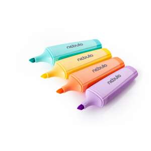 NEBULO Pastell-Textmarker-Set (4 Stück)