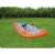 Two children sliding down a Bestway H2GO water slide