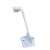 Side view of TGX-L10 Rechargeable LED Desk Lamp with Phone Stand, White