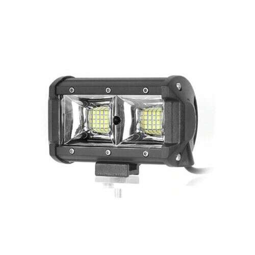 Lumină de lucru LED de 96W, 12-24V, IP68, Negru, Vizualizare frontală