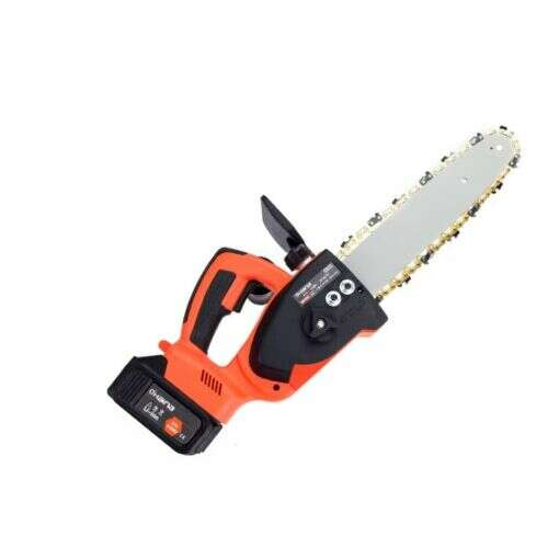 Haina HM-6793 62V Cordless Chainsaw, 2 Batteries Included, 8/10" Bar
