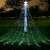 Kültéri Karácsonyfa Formájú Fényfüggöny 2M 172LED Hidegfehér Christmas tree lights, star shaped, white, 2 meters, 172 LED, outdoor decoration
