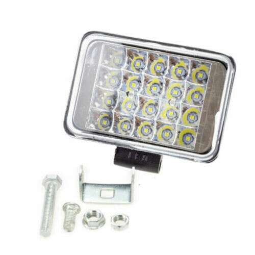 LED Work Light 60W, 12-24V, 20 LEDs, waterproof, for car, truck, boat, ATV, off-road, with mounting bracket and screws