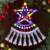 Colorful star shaped Christmas lights with 360 LEDs, 3 meter long, perfect for indoor and outdoor decoration