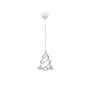 Christmas tree shaped window decoration with warm white LED lights - Christmas Decoration