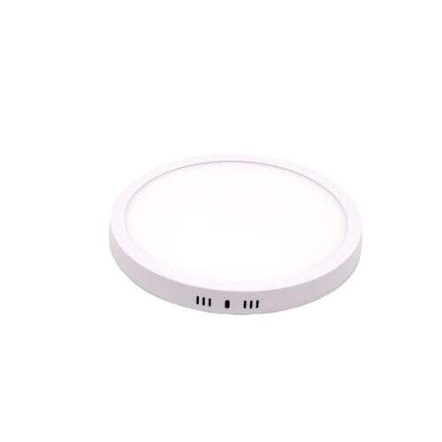Round LED panel ceiling light, 24W, cold white, Falon kívüli LED panel 24W Kerek, Hidegfehér