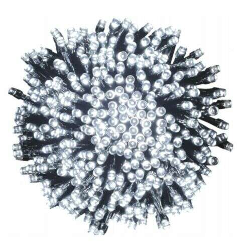 200 LED Christmas lights, cold white, 20 meters, outdoor, indoor