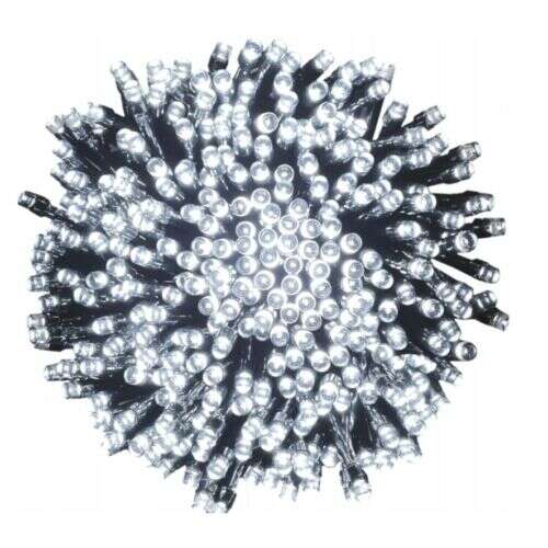 50 méteres LED égősor, hideg fehér, 500 LED, kültéri, beltéri, karácsonyi fények