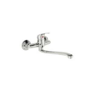 Falra Szerelhető Konyhai Csaptelep Q-4, chrómová kuchynská batéria, montovaná na stenu, jednopáková - Vodovodná batéria