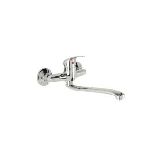 Falra Szerelhető Konyhai Csaptelep Q-4, króm konyhai csaptelep, falra szerelt, egykaros