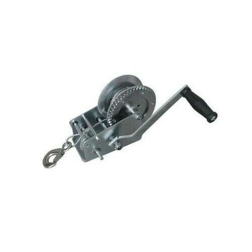 WZ-3-800 manual winch, 800 lbs capacity, with handle and hook