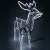 60cm LED Reindeer Christmas Decoration, White Lights, Illuminated