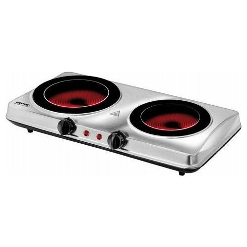 MPM MKE-20 double induction cooktop, stainless steel, two burners