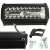 Bară de Lumină de Lucru LED, 120W, 10-30V, IP68, Negru, Off-Road, Camion, SUV, Jeep, Suport de Montare, Șuruburi
