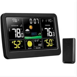 EWT8295 Color LCD Display Alarm Clock and Weather Station with External Sensor - Alarm Clock