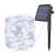 Solar powered fairy lights, 37 meters long, 500 LED lights, cold white, waterproof, for outdoor use