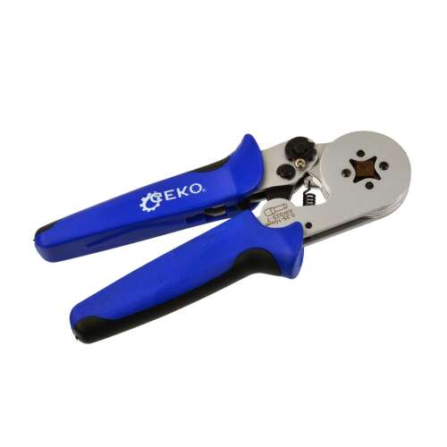 Geko G01772 crimping pliers for 0.25-10 mm2 insulated and non-insulated sleeves