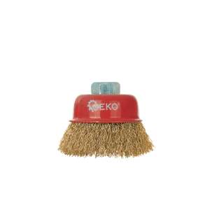 Steel Wire Brush for Rod Grinding, 65 mm, Geko G00590-1 93813573 - Tool