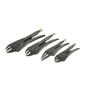 Geko 4-Piece Locking Pliers Set - Assorted Sizes - Pliers