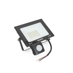 Keltin K02010 30W LED reflektor z czujnikiem ruchu, IP66, czarny - Lampa z czujnikiem ruchu