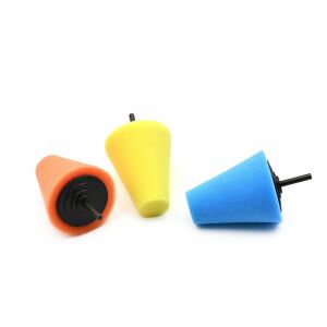 GEKO G00328 Set 3 bureți conici de lustruire pentru burghie - Accesorii pentru unelte