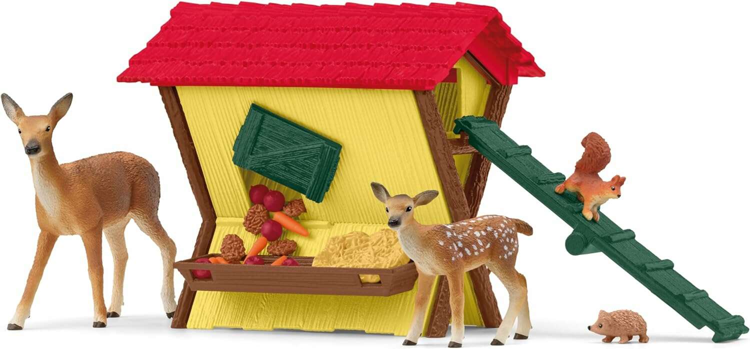 Schleich Farm World Erdei állatok etetése 42658