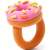 Hey Clay Bijou Süße Ringe rosa Donut-Ring mit Streuseln