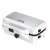 MPM MOP-33M 3-in-1 Sandwich Maker, Waffle Maker, and Grill, White, Angled View