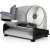 MPM electric meat slicer, 150W, stainless steel, for slicing bread, cheese, meat, vegetables