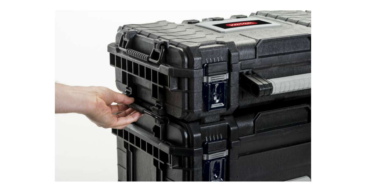 KETER 22 GEAR wheeled tool box Black/Grey | Pepita.com