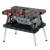 Keter Work Table, сгъваема работна маса с скоби, черно и червено, товароносимост 453kg