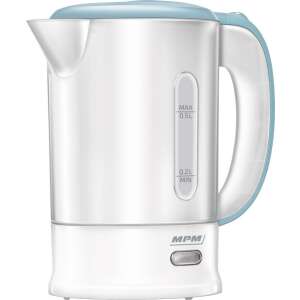 MPM Rýchlovarná kanvica + 2 poháre, 1000W, 0.5 litra, Biela