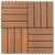 vidaXL 22 db WPC teraszburkoló lap, 30 x 30 cm, barna