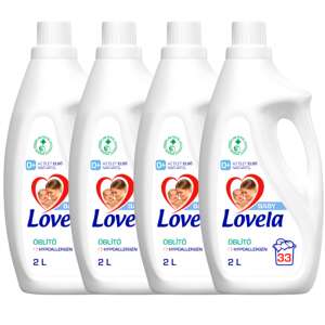 Lovela Baby Hypoallergenic Rinse 132 wash 4x2000ml 76044406 Detergenti