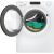 Candy CSO 496TWMB6/1-S Washing Machine with Open Door and Clothes Inside