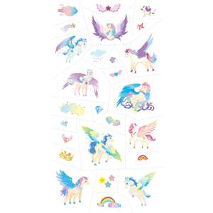 Avenir Pegasus Temporary Tattoo Stickers, 52 pieces - Tattoo